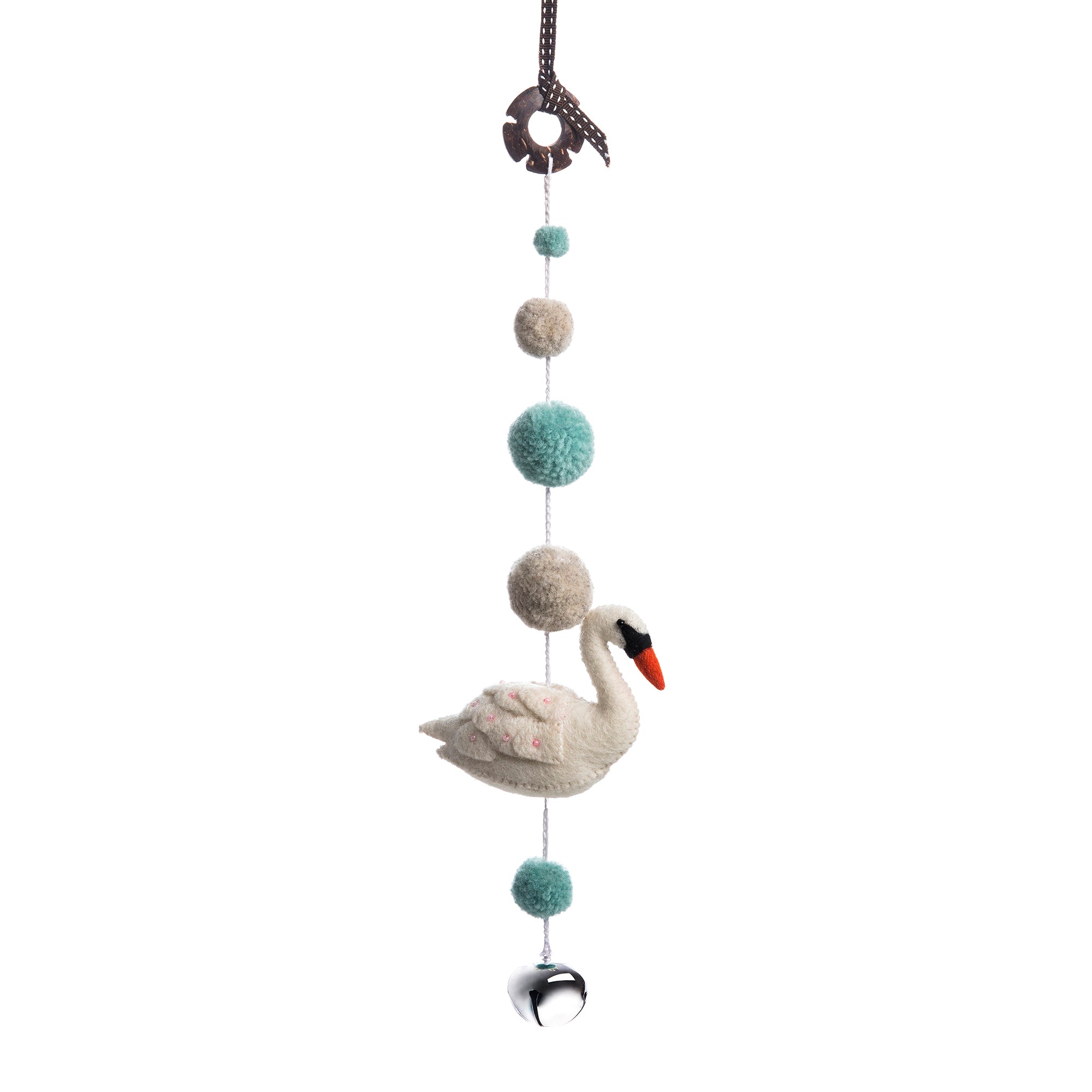 Darcy Swan Pom Pom Mobile