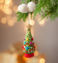 Festooned Christmas Tree Decoration