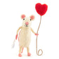 Felt Happy Heart Balloon Mouse