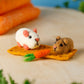 NEW Snowy & Baby Squeak Guinea Pig Set