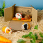 NEW Snowy & Baby Squeak Guinea Pig Set